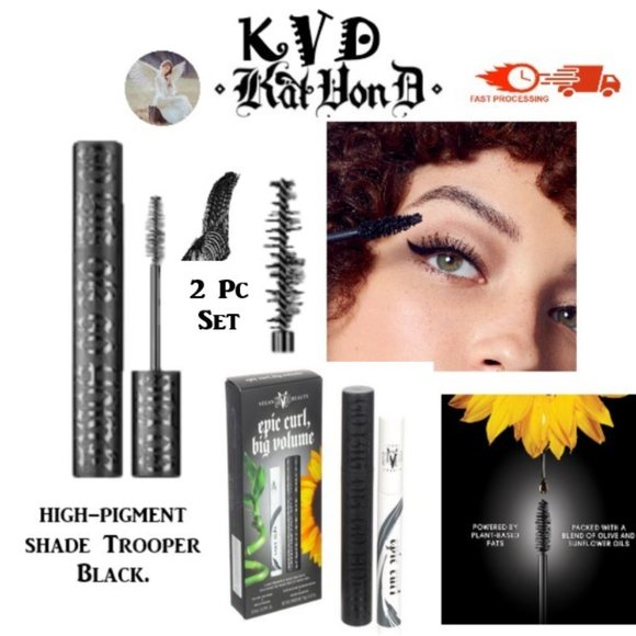 Kat Von D Makeup Kvd Beauty 2pc Go Big Or Go Home Longwear